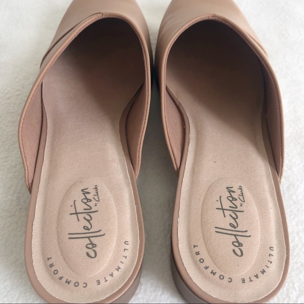 Clarks Juliet Willow Women’s Leather Mule in Color Praline, size US 10 Narrow - Picture 4 of 16